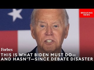 This Is What Biden Must Do If He Has Any Chance Of Fixing Debate Disaster: Political Scientist