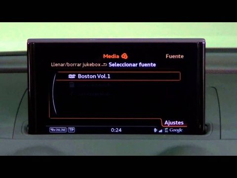 Audi A3 Sportback. Modelo 2013. Equipo de sonido