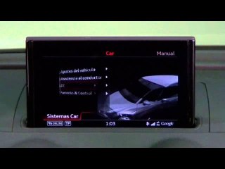 Audi A3 Sportback. Modelo 2013. Ajustes e infomación del sistema multimedia