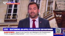 Appel d'Adrien Quatennens à marcher vers Matignon: 