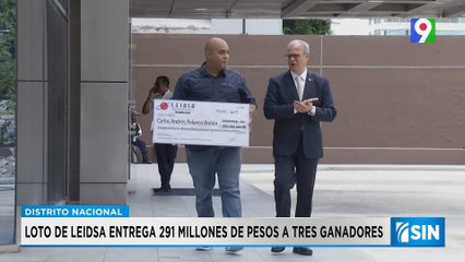 LEIDSA entrega 291 millones a los ganadores del Loto | Primera Emisión SIN