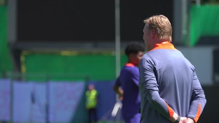 Netherlands train ahead of Euro 2024 semi-final with England