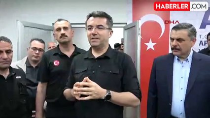 AFAD Başkanı Erzurum'da sel uyarısında bulundu