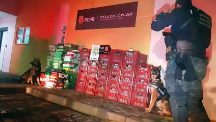 Drogas apreendidas em caminhão são encaminhadas à Delegacia Cidadã