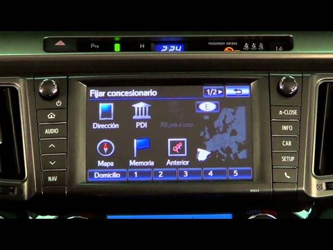 Toyota RAV4. Modelo 2013. Ajustes e información sistema multimedia Toyota Touch Pro