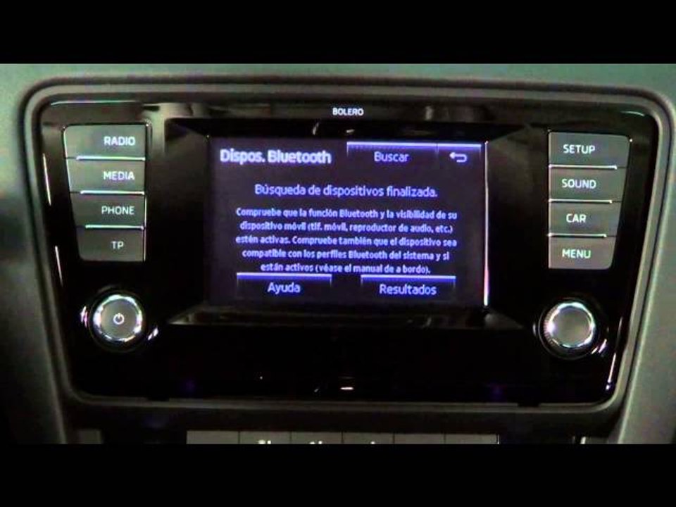 Škoda Octavia. Modelo 2013. Comunicación. Bolero