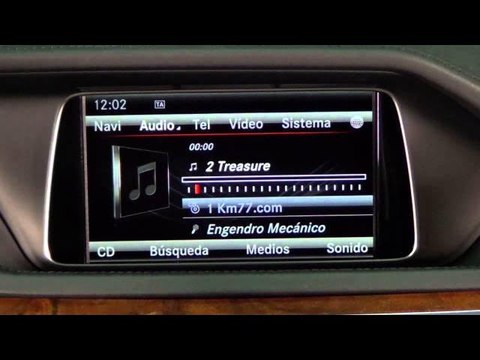 Mercedes-Benz Clase E. Modelo 2013. Equipo de sonido. COMAND online APS