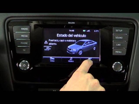 Škoda Octavia. Modelo 2013. Ajustes e información sistema multimedia Bolero