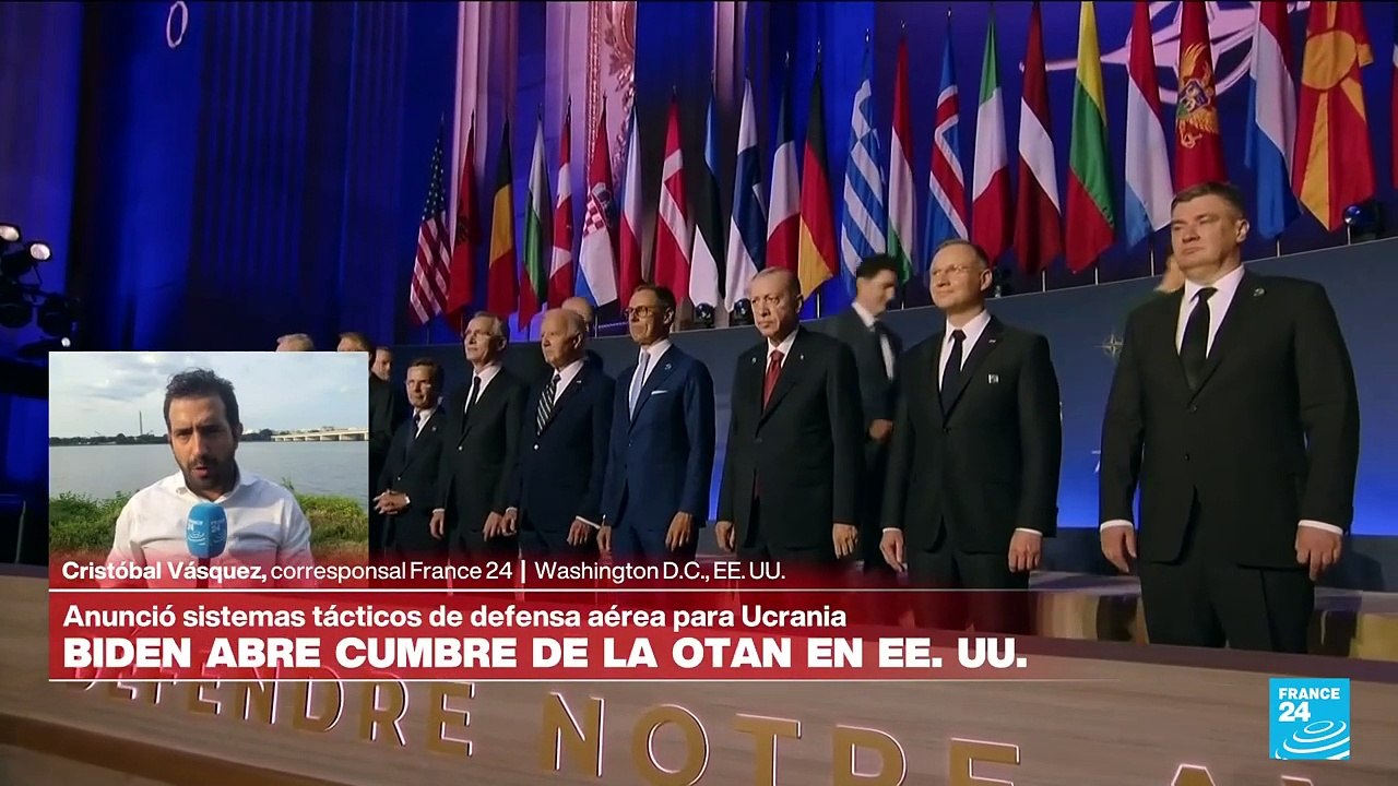 Informe desde Washington: Joe Biden y Jens Stoltenberg abren cumbre de la OTAN en EE. UU.