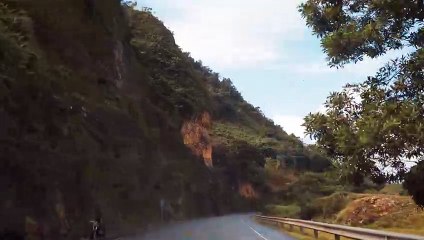 Highway In The Middle Of A Mountain Range