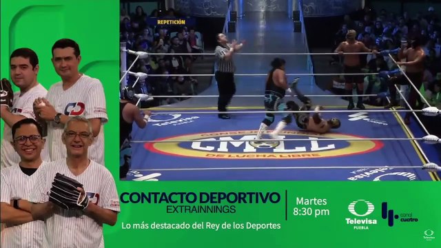 Hijo del Villano III, Stigma, Villano III Jr. vs Fugaz, Hijo de Stuka Jr., Stuka Jr. in a relevos increíbles match