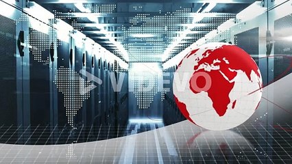 Animation of network of connections over computer servers1