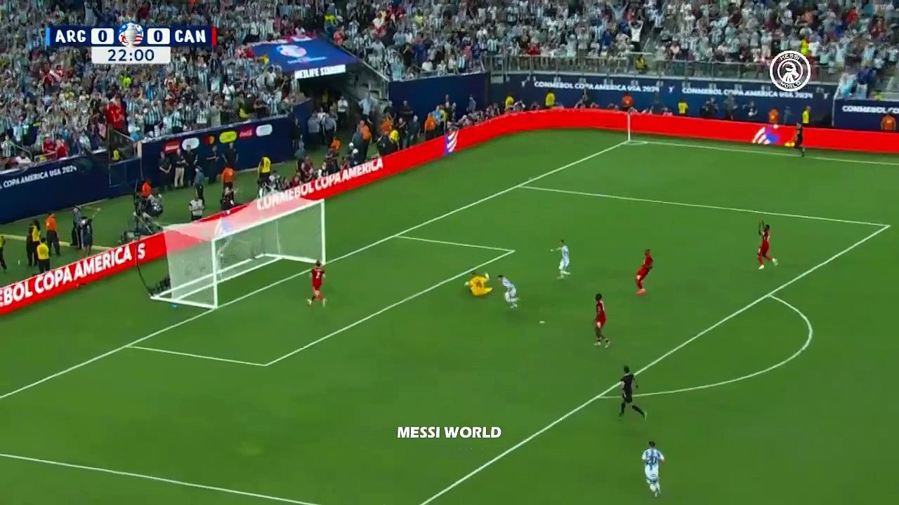 Gol de Julián Álvarez en las semifinales de la Copa América