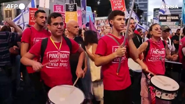 Israele, nuova manifestazione del sabato a Tel Aviv per il rilascio degli ostaggi