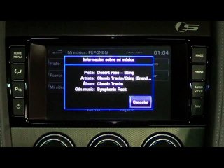 Jaguar F-Type. Modelo 2013. Equipo de sonido