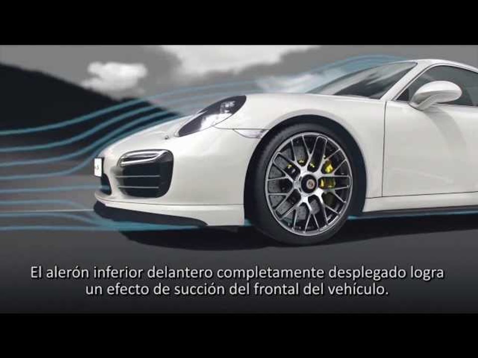 Porsche 911 Turbo y 911 Turbo S. Modelos 2013. Sistema "Porsche Active Aerodynamics"