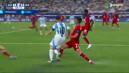 Argentina 2 Canadá 0 | El gol de Lionel Messi