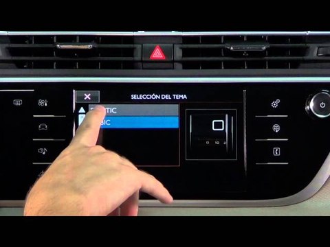 Citroën C4 Picasso. Modelo 2013. Ajustes e información