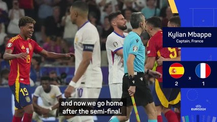 'It's only human to feel disappointed after a defeat' - Mbappe