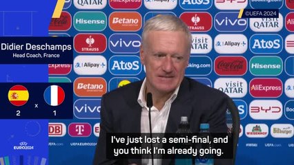 Deschamps snaps at journalist when quizzed about France future