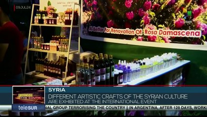 Continued in Syria the 44th edition of the International Flower Fair