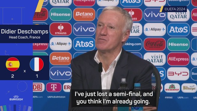 Deschamps snaps at journalist when quizzed about France future