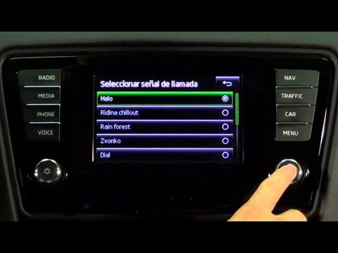 Škoda Octavia Combi. Modelo 2013. Navegador AMUNDSEN. Melodías para la llamada de teléfono