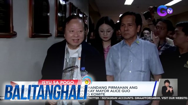 Senate Pres. Escudero, handang pirmahan ang arrest warrant laban kay Mayor Alice Guo sakaling hilingin ito ng Komite | Balitanghali