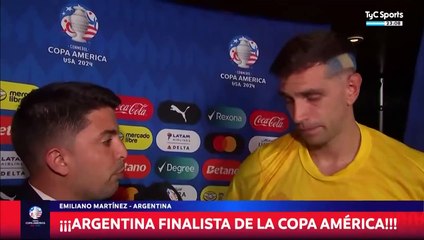 Dibu Martínez, sobre su presente con la Selección Argentina.