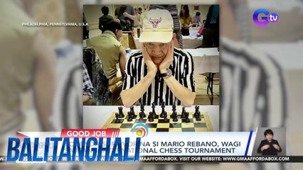 Yolanda survivor na si Mario Rebano, wagi sa isang int'l chess tournament | Balitanghali