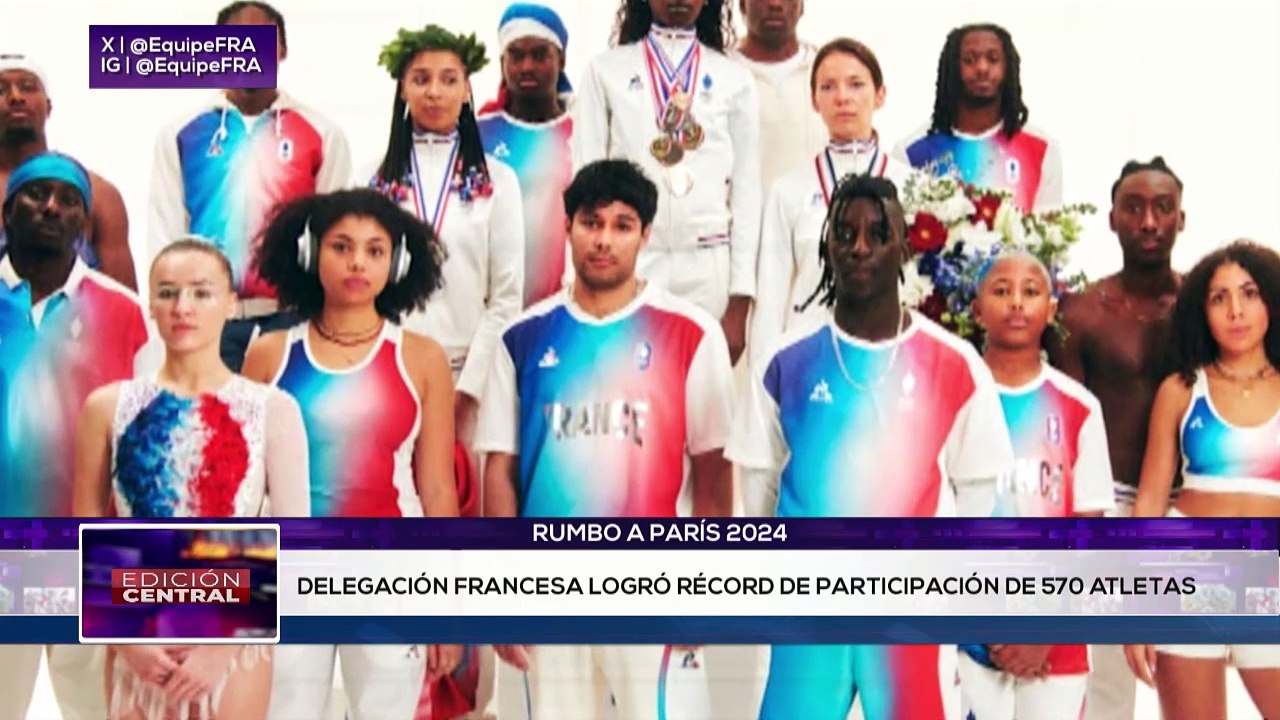Juegos Olímpicos de París 2024 anunció que contará con la participación de 570 atletas DEPORTES EDICIÓN CENTRAL 09-07-2024