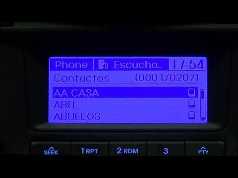 Hyundai i30 CrossWagon. Modelo 2012. Órdenes vocales