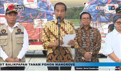 Presiden Jokowi Lepas Bantuan Kemanusiaan ke Papua Nugini dan Afghanistan senilai Rp35,5 Miliar