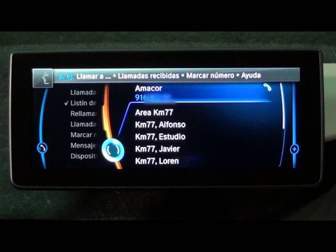 BMW i3. Modelo 2014. Órdenes vocales con sistema Professional