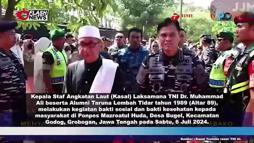 Wujud Nyata Peduli Sesama, Kasal dan Altar 1989 Gelar Bakti Sosial Dan Kesehatan di Grobogan