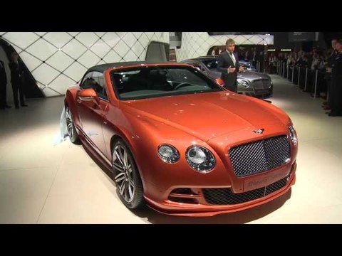 Salón del automóvil de Ginebra 2014. Bentley Continental GTC Speed