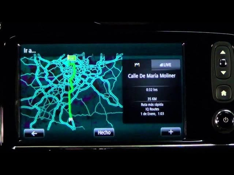 Renault ZOE. Modelo 2013. Sistema multimedia R-Link. Órdenes vocales