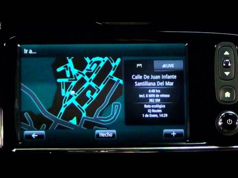 Renault ZOE. Modelo 2013. Impresiones sistema multimedia R-Link