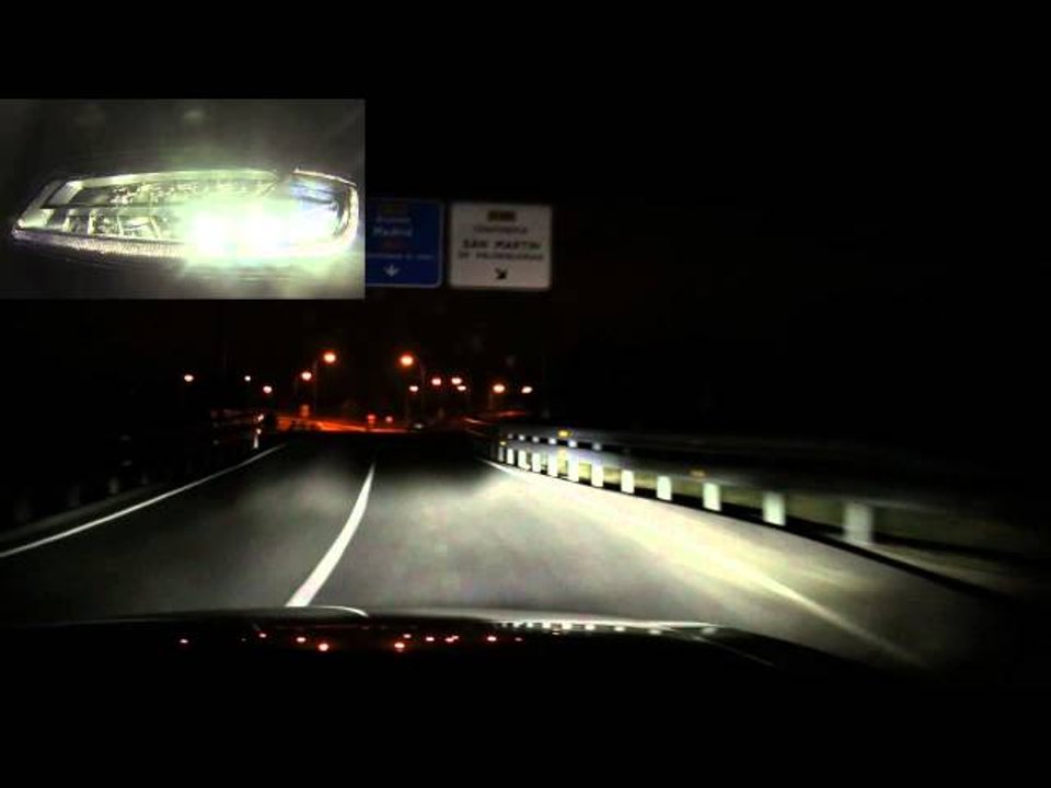 Audi A8. Modelo 2014. Alumbrado MatrixLED