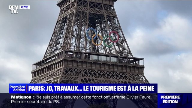 Travaux, sites fermés… Le tourisme est à la peine à Paris, alors que les Jeux olympiques commencent dans deux semaines