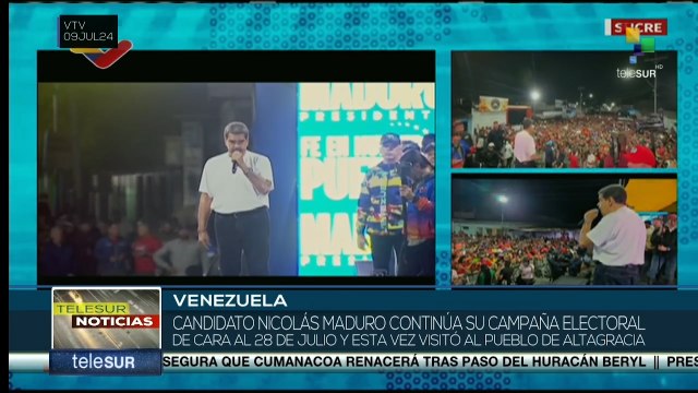 Pdte. Nicolás Maduro visitó al pueblo de Altagracia en su campaña electoral