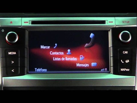 Toyota Verso. Modelo 2014. Impresiones sistema multimedia. Toyota Touch & Go 2