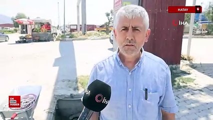 Hatay'da at arabalı hırsızlar mazgalı saniyeler içinde çaldı