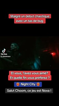 Cyberpunk 2077.Ce jeu est juste une tuerie! Vous aussi vous avez aimé ce jeu? Mettez vos avis en commentaire !