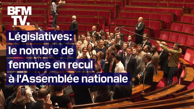 Législatives: le nombre de femmes en recul à l'Assemblée