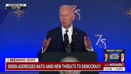 Biden Subtly Criticizes Trump in NATO Speech "This Remarkable Progress is Proof"