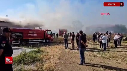 Konya'da evde çıkan yangında anne ve oğlu hayatını kaybetti