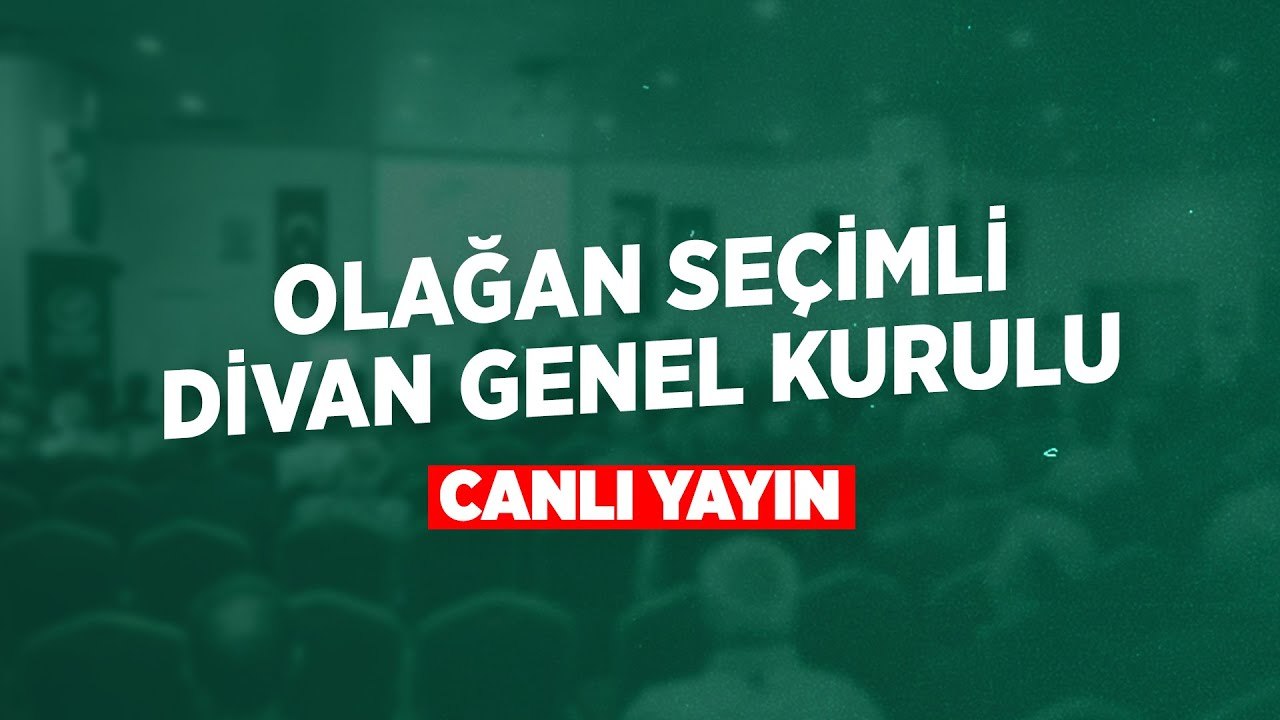 Divan Başkanlık Kurulu Başkanımız Belli Oluyor
