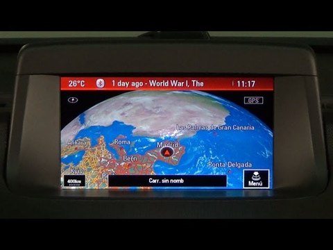 Opel Meriva. Modelo 2014. Análisis del sistema multimedia NAVI 950 IntelliLink