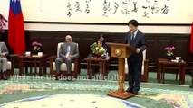 Taiwan president meets new head of de-facto US embassy